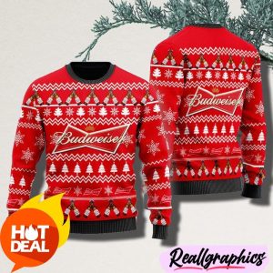 Christmas-Cheers-With-Budweiser-Beer-Christmas-Ugly-Sweater-3D