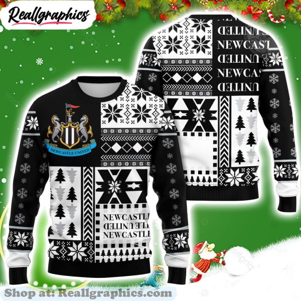newcastle-united-christmas-ugly-sweater-3d-gift-christmas