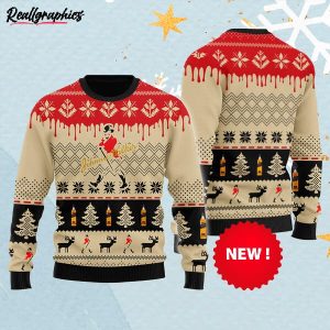 chevron-pattern-johnnie-walker-christmas-ugly-sweater