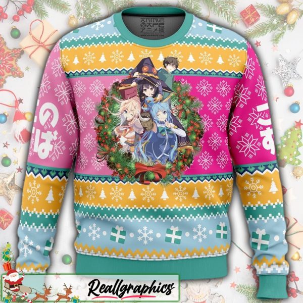 christmas-spirit-konosuba-ugly-christmas-sweater-1
