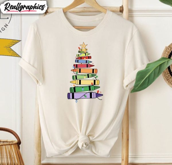 christmas-teacher-shirt-kindergarten-teacher-crewneck-sweatshirt-unisex-t-shirt-1