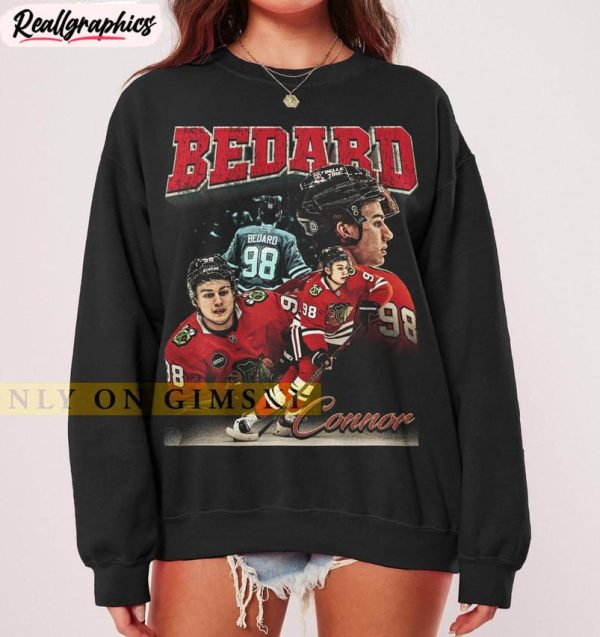 connor bedard vintage shirt, connor bedard short sleeve tee