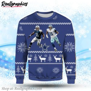 dallas-cowboys-micah-parsons-ugly-christmas-sweater