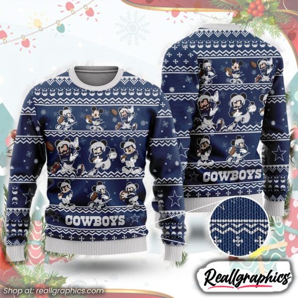 dallas-cowboys-mickey-mouse-design-ugly-christmas-sweater-printed-1