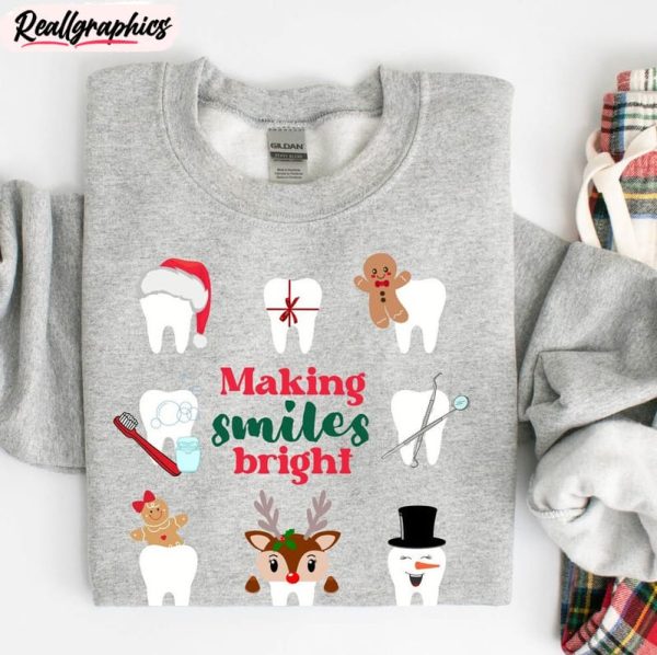 dental hygienist christmas funny shirt, christmas group dentist tee unisex t shirt