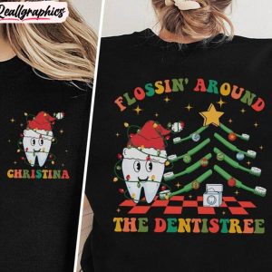 Flossing Around The Dentistree Shirt, Dentistree 2023 Vintage Tee Sweater