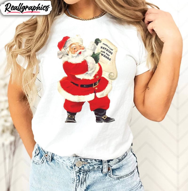 funny-rude-christmas-shirt-santa-claus-unisex-t-shirt-crewneck-sweatshirt-2