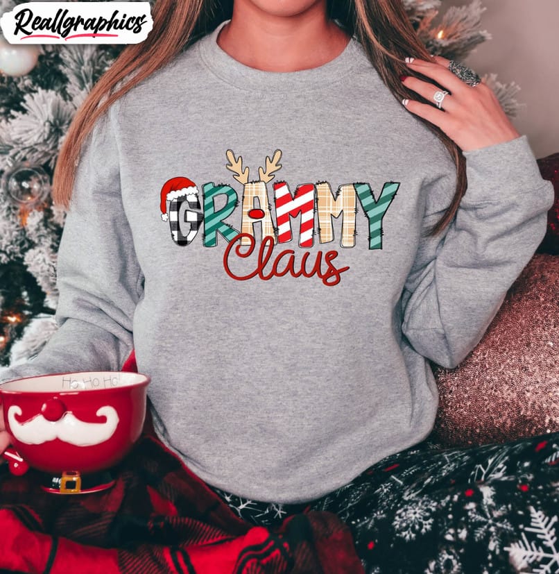 grammy-claus-shirt-trendy-christmas-unisex-hoodie-short-sleeve-2