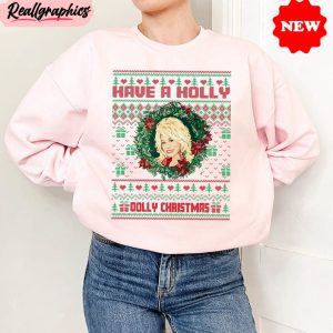 have-a-holly-dolly-christmas-shirt-holly-dolly-xmas-short-sleeve-long-sleeve-1