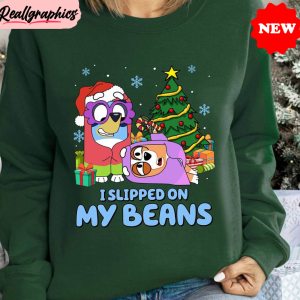 i-slipped-on-mah-beans-shirt-christmas-blue-dog-tee-tops-hoodie-1
