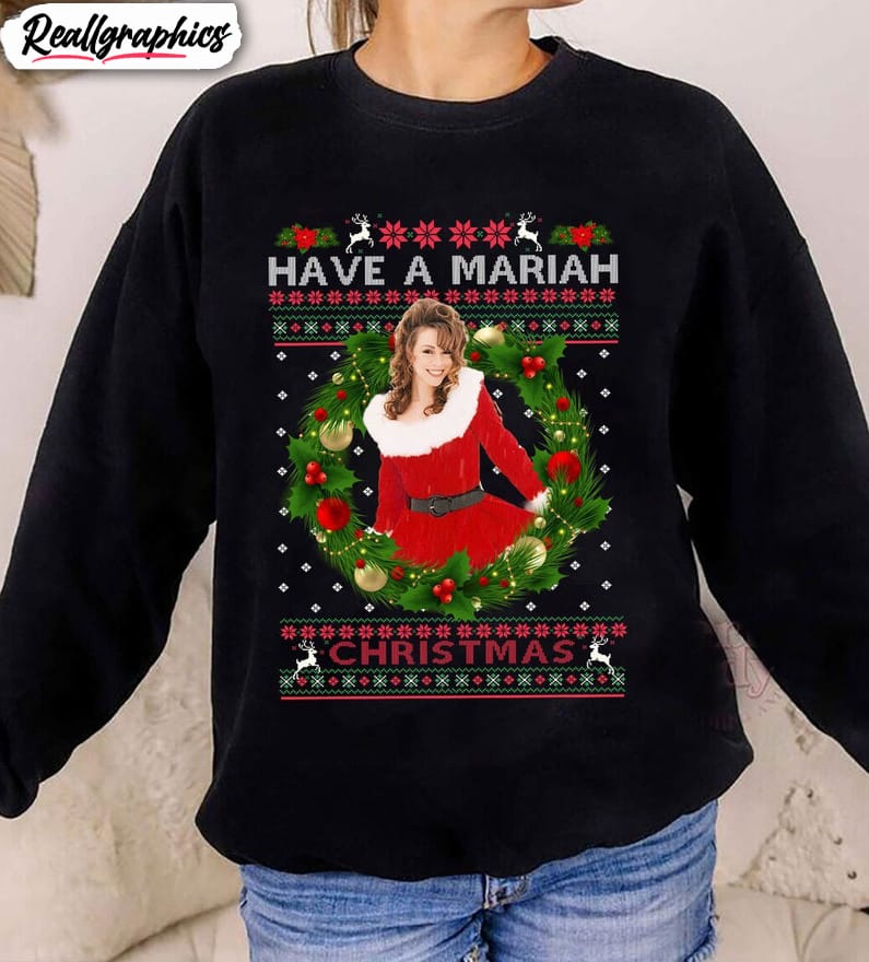 mariah-carey-christmas-shirt-all-i-want-for-christmas-is-long-sleeve-tee-tops-2