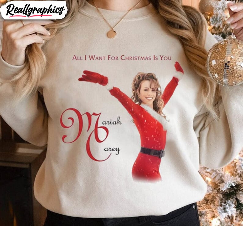 mariah-carey-christmas-shirt-all-i-want-for-christmas-is-you-tee-tops-unisex-hoodie-2