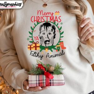 merry-christmas-ya-filthy-animal-shirt-christmas-saying-unisex-hoodie-tee-tops-1