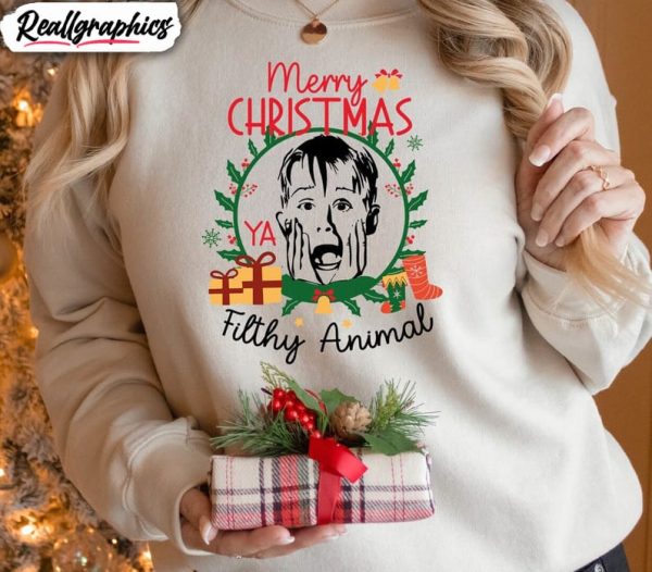 merry-christmas-ya-filthy-animal-shirt-christmas-saying-unisex-hoodie-tee-tops-1