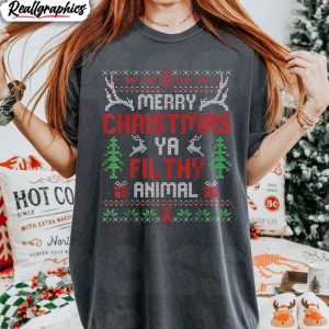 merry-christmas-you-filty-animal-shirt-alone-at-home-sweater-crewneck-sweatshirt-1