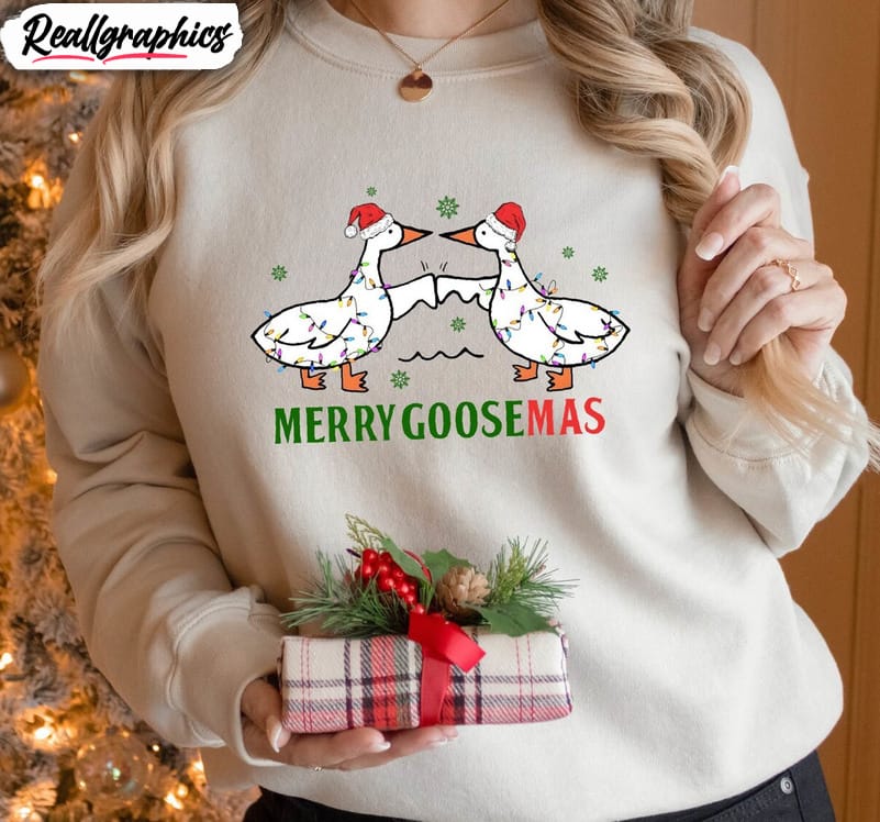 merry-goosemas-funny-shirt-silly-animal-unisex-tee-hoodie-2