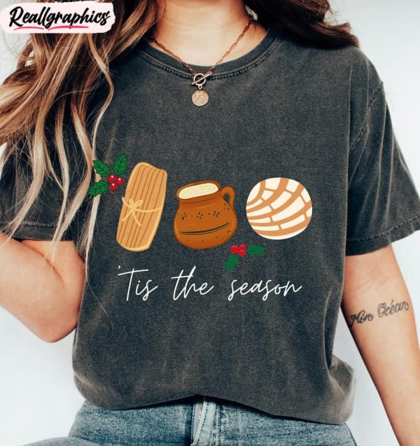 mexican-christmas-funny-shirt-cafecito-y-pan-sweater-unisex-t-shirt-1