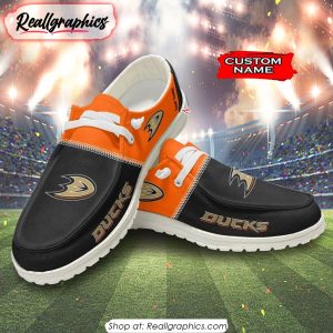 NHL Anaheim Ducks Hey Dude Shoes Gift For Fans