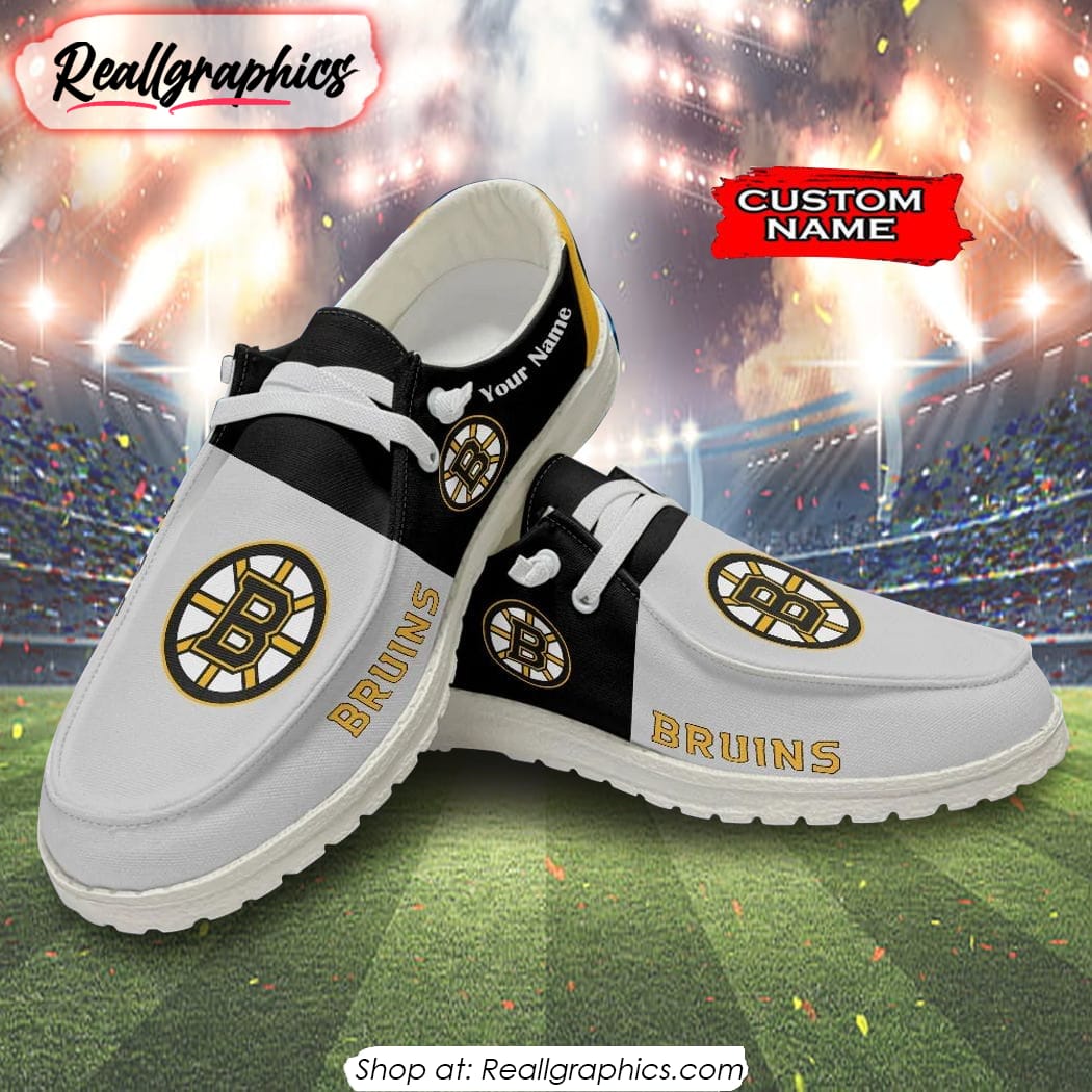 NHL Boston Bruins Hey Dude Shoes Gift For Fans NHL Boston Bruins Hey Dude Shoes Gift For Fans