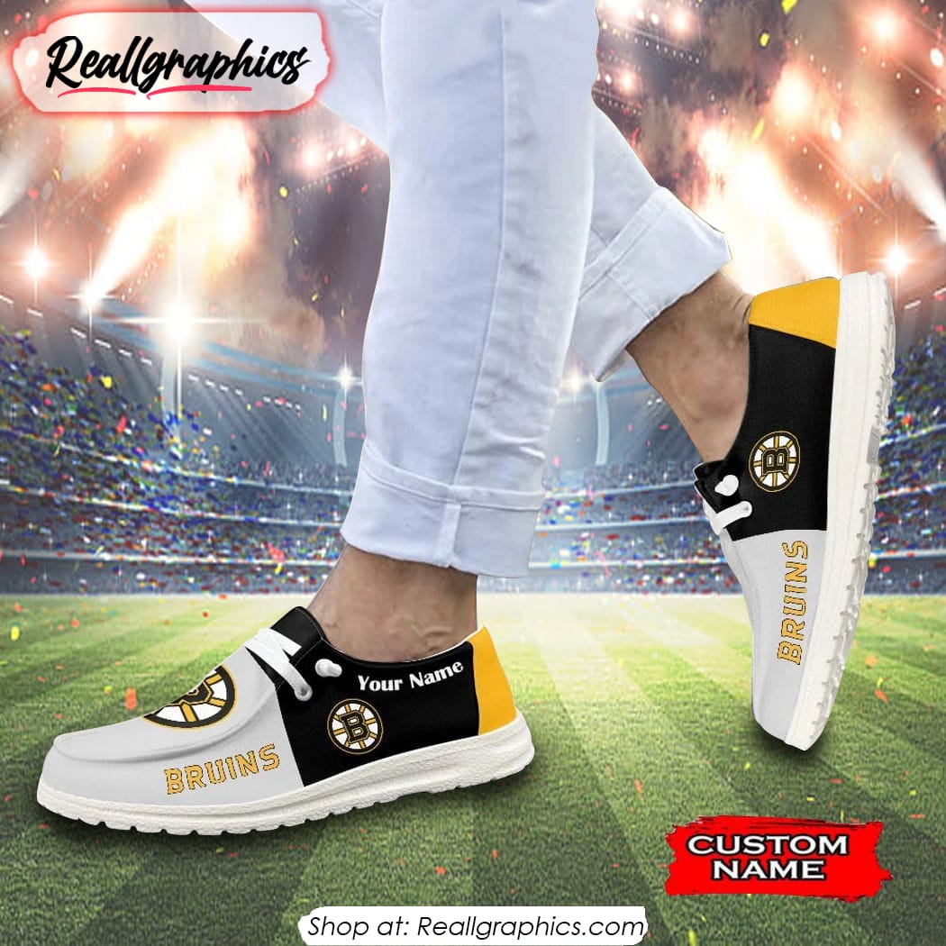 NHL Boston Bruins Hey Dude Shoes Gift For Fans