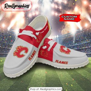 NHL Calgary Flames Hey Dude Shoes Gift For Fans