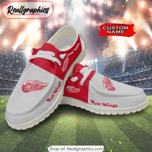 NHL Detroit Red Wings Hey Dude Shoes Gift For Fans