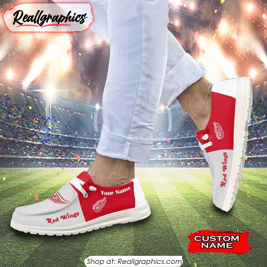 NHL Detroit Red Wings Hey Dude Shoes Gift For Fans
