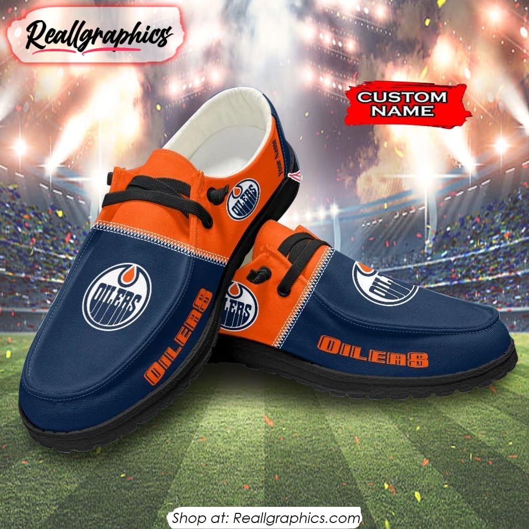 NHL Edmonton Oilers Hey Dude Shoes Gift For Fans NHL Edmonton Oilers Hey Dude Shoes Gift For Fans