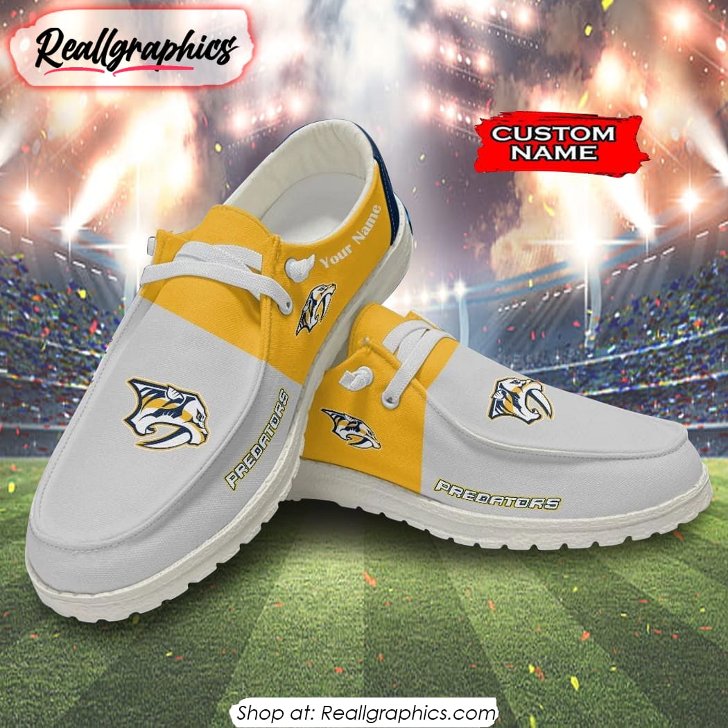 NHL Nashville Predators Hey Dude Shoes Gift For Fans NHL Nashville Predators Hey Dude Shoes Gift For Fans