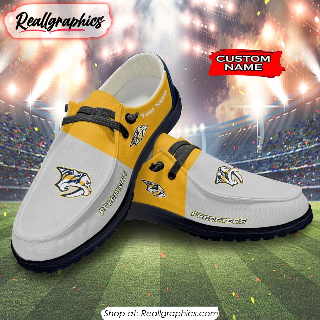 NHL Nashville Predators Hey Dude Shoes Gift For Fans NHL Nashville Predators Hey Dude Shoes Gift For Fans