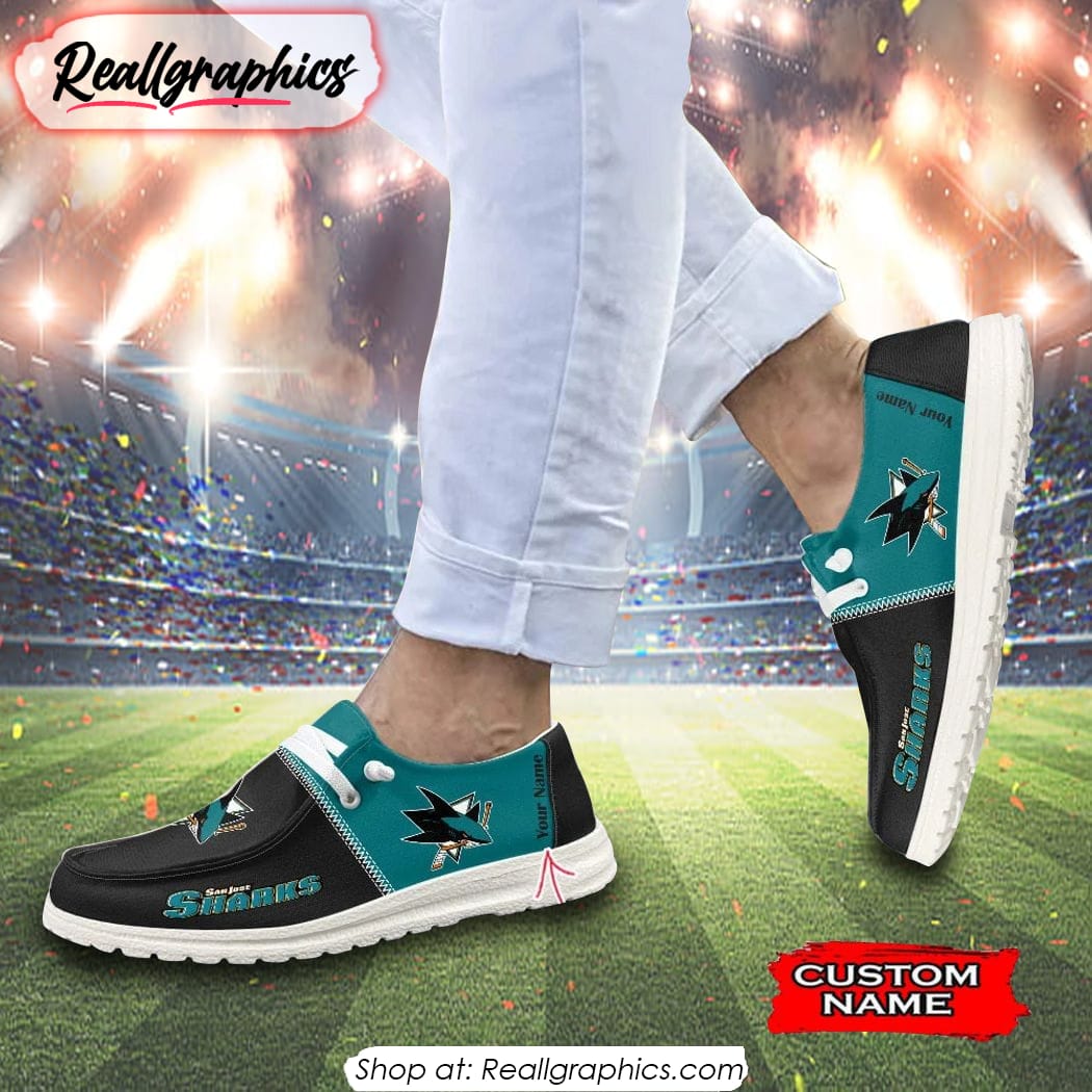 NHL San Jose Sharks Hey Dude Shoes Gift For Fans