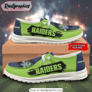 NRL Canberra Raiders New Personalized Hey Dude Shoes Gift For Fans