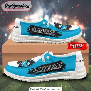 NRL Cronulla-Sutherland Sharks New Personalized Hey Dude Shoes Gift For Fans