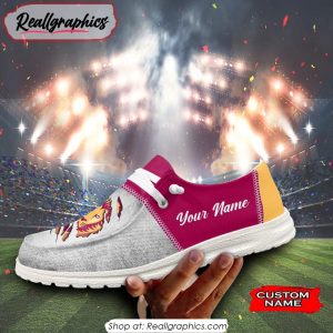 Personalized AFL Brisbane Lions Hey Dude Shoes For Fan