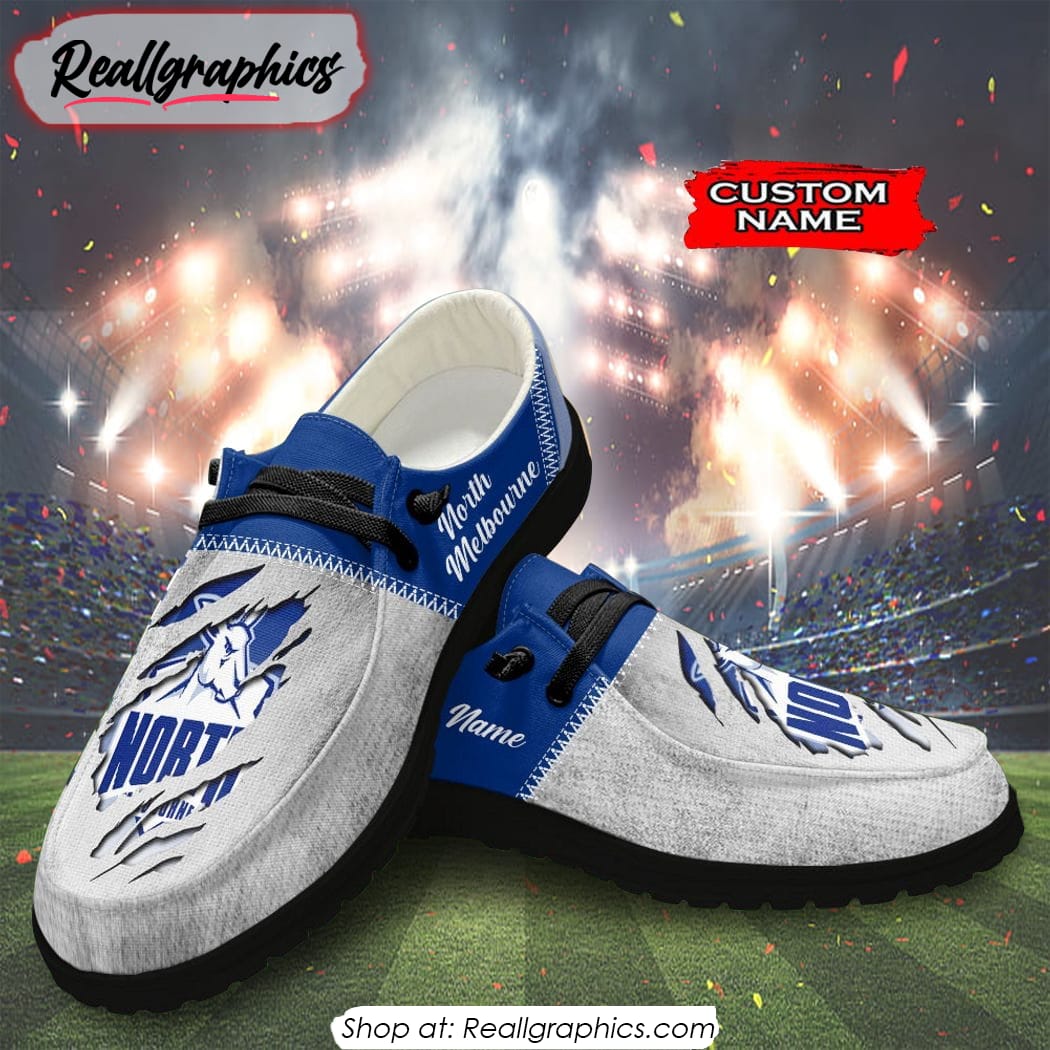 Personalized AFL North Melbourne Hey Dude Shoes For Fan