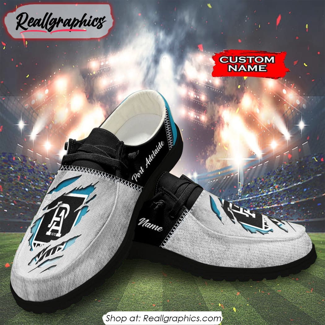Personalized AFL Port Adelaide Hey Dude Shoes For Fan