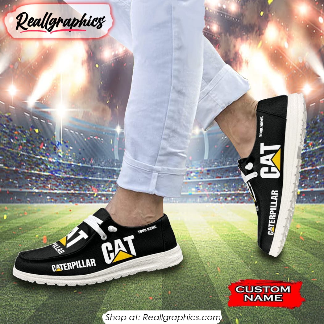 Personalized Ford Hey Dude Shoes - Black - Yellow Personalized Ford Hey Dude Shoes - Black - Yellow