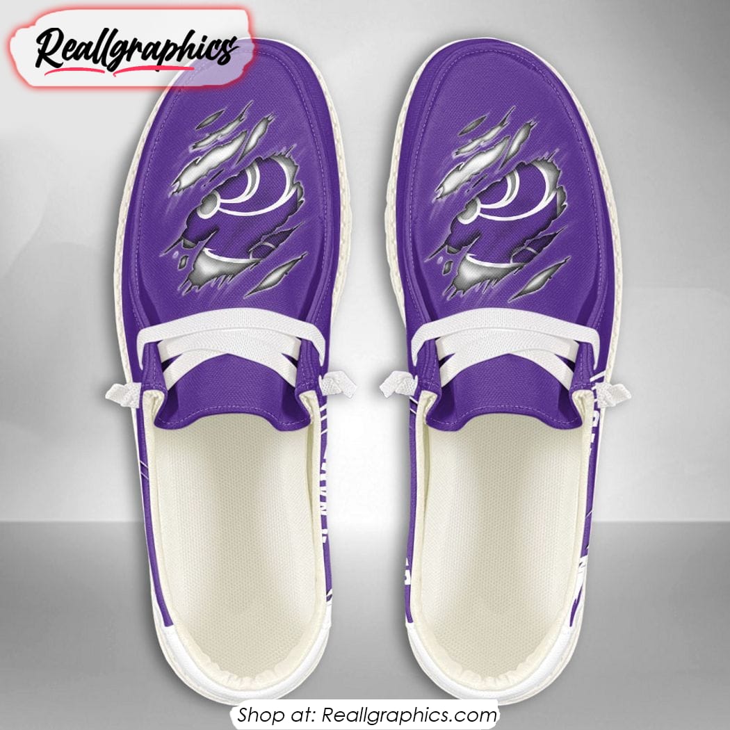 Personalized NCAA Kansas State Wildcats Broken Wall Hey Dude Shoes Personalized NCAA Kansas State Wildcats Broken Wall Hey Dude Shoes