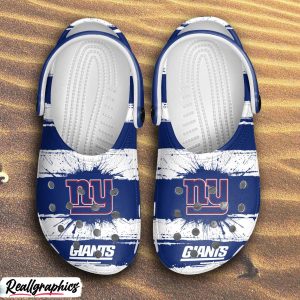 new-york-giants-ink-splash-crocs-shoes-giants-shoes