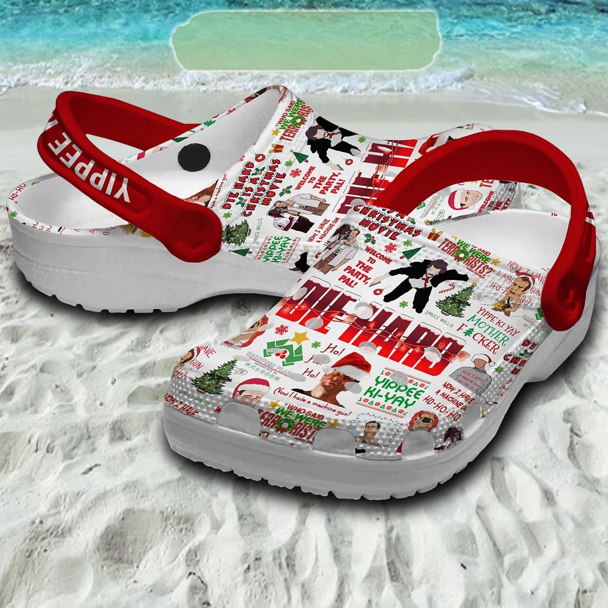 Die_Hard_Yippee_Ki_Yay_Welcome_To_The_Party_Pal_Who_Said_We_Were_Terrorists_Hans_Gruber_Christmas_Winter_Holiday_Season_Greeting_Crocs_Clogs_1_ovjbcn Die Hard Yippee Ki Yay Welcome To The Party Pal Who Said We Were Terrorists Hans Gruber Christmas Winter Holiday Season Greeting Crocs