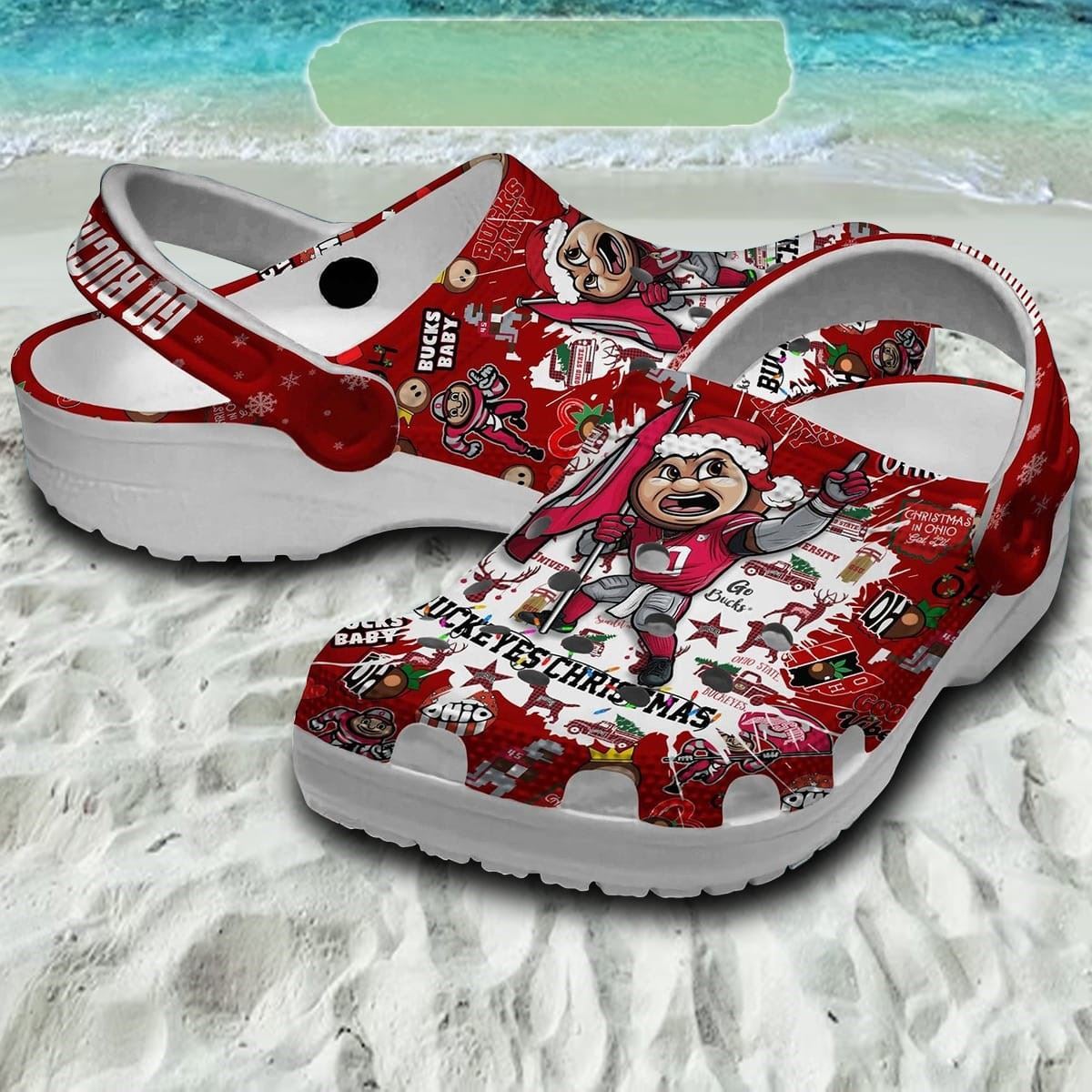 Ohio_State_Buckeyes_Go_Bucks_Buckeyes_Christmas_Bucks_Baby_Good_Vibe_Christmas_Crocs_Clogs_Ohio_State_Buckeyes_Merch_1_wobrnr Ohio State Buckeyes Go Bucks Buckeyes Christmas Bucks Baby Good Vibe Christmas Crocs, Ohio State Buckeyes Merch