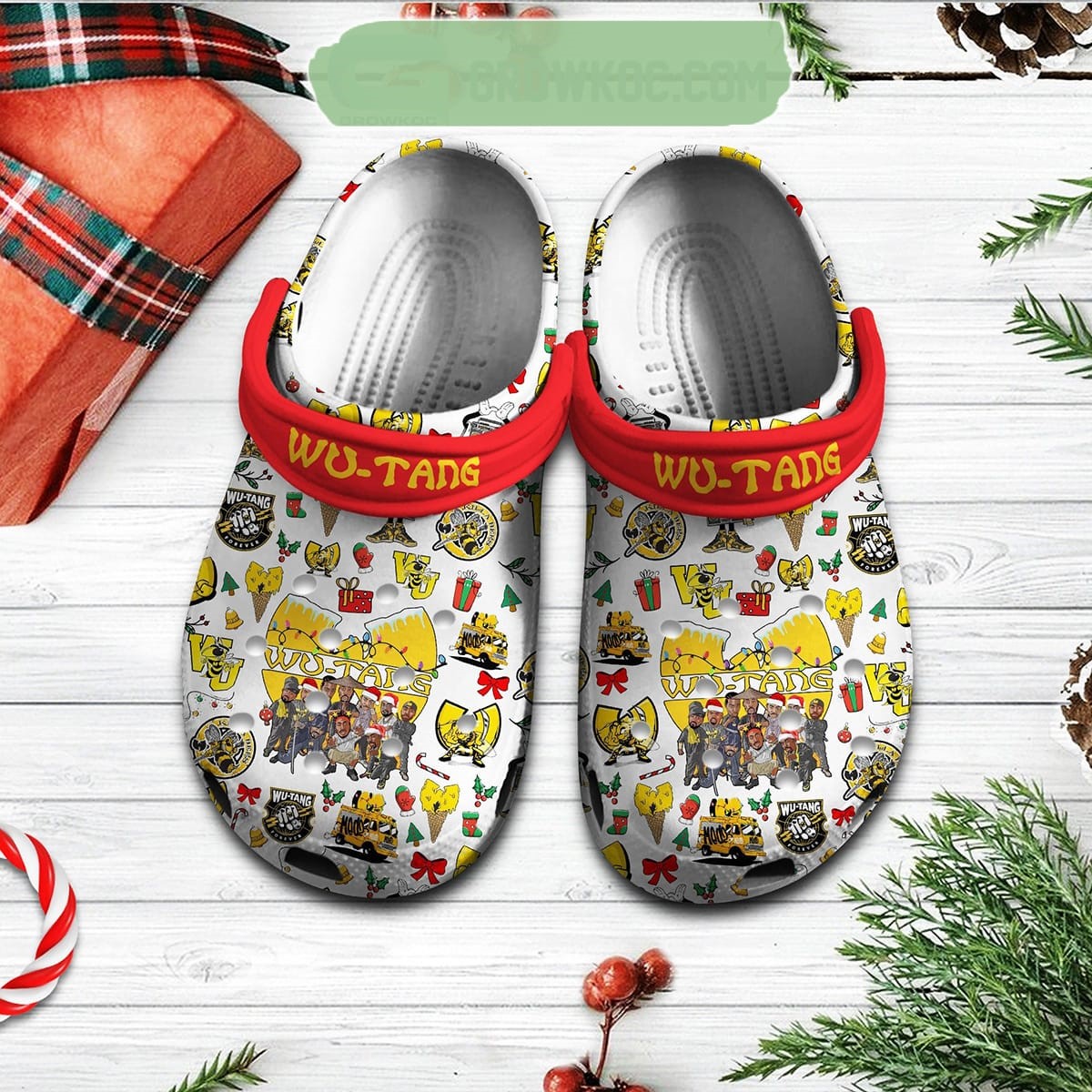 Wu Tang Clan Ain't Nuthing Ta F' Wit Witty Unpredictable Talent And Natural Game 36 Chambers American Hip hop Christmas Crocs
