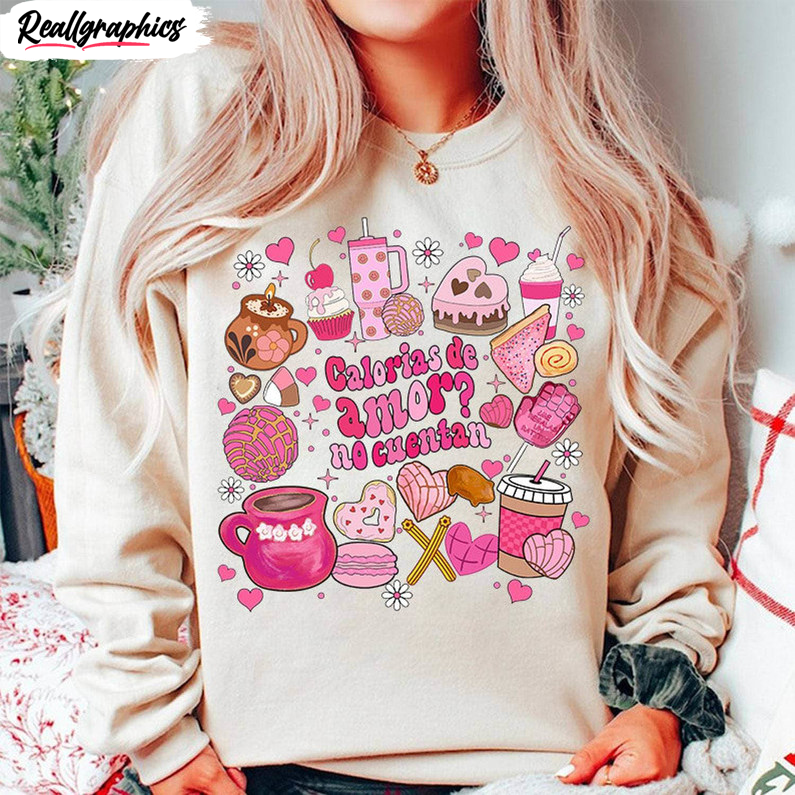groovy-calorias-de-amor-no-cuentan-shirt-mexican-food-unisex-hoodie-short-sleeve