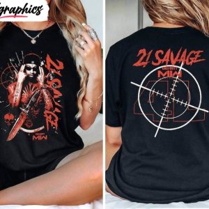 groovy-it-s-all-a-blur-tour-shirt-the-21-savage-black-and-red-poster-tee-tops-hoodie-2
