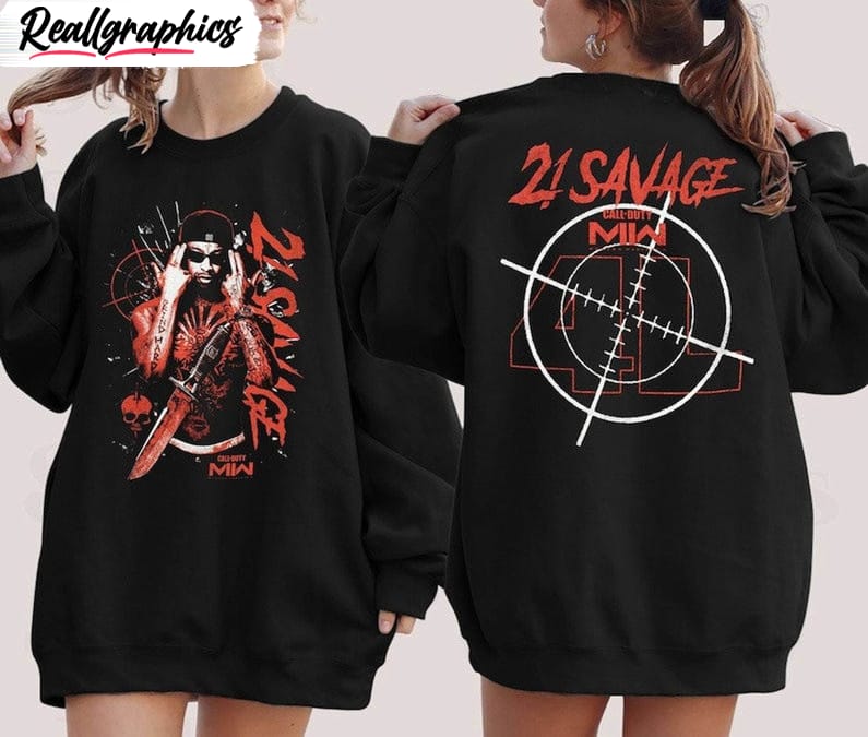 groovy-it-s-all-a-blur-tour-shirt-the-21-savage-black-and-red-poster-tee-tops-hoodie