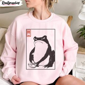 groovy-matsumoto-hoji-art-sweater-creative-unimpressed-frog-shirt-short-sleeve-2