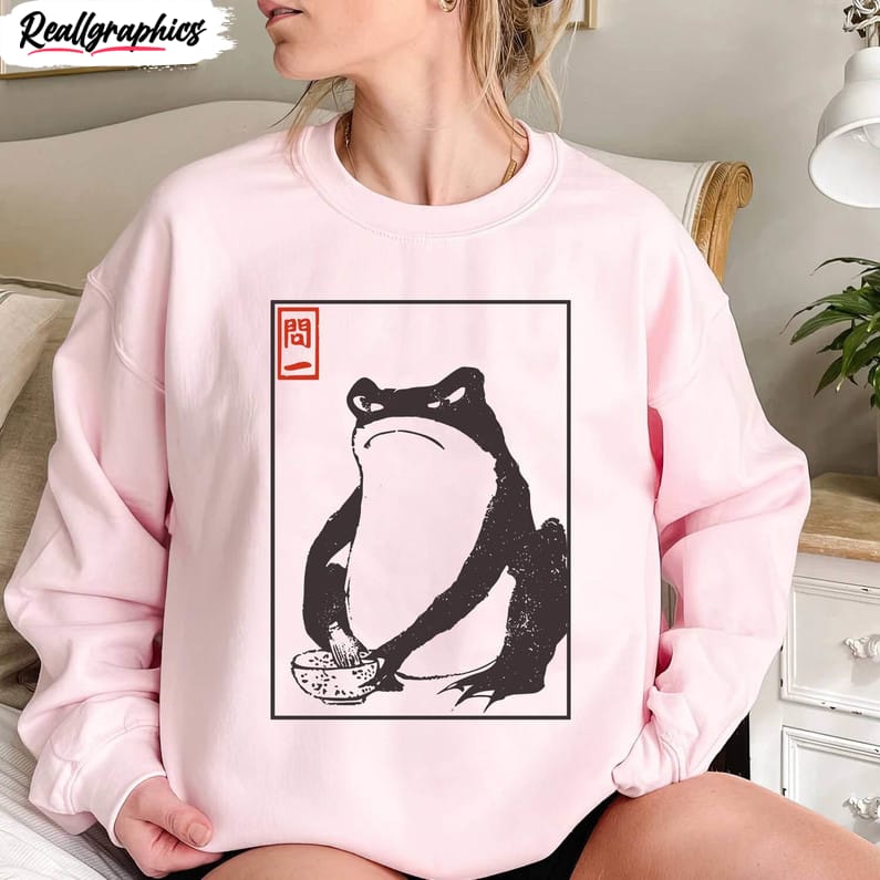 groovy-matsumoto-hoji-art-sweater-creative-unimpressed-frog-shirt-short-sleeve-2 groovy-matsumoto-hoji-art-sweater-creative-unimpressed-frog-shirt-short-sleeve-2