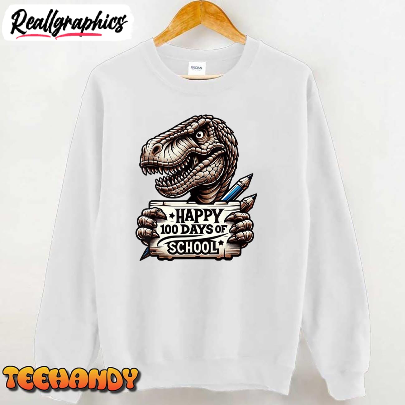 happy-100-days-of-school-scary-funny-trex-for-teachers-kids-unisex-shirt-3