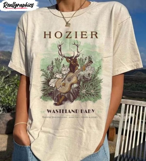 hozier-wasteland-baby-t-shirt-modern-hozier-unreal-unearth-tour-shirt-crewneck
