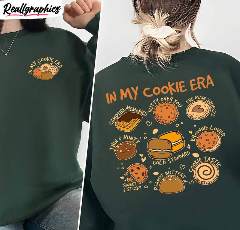 In My Cookie Era Unisex Hoodie, Modern Cookie Dealer Shirt Long Sleeve In My Cookie Era Unisex Hoodie, Modern Cookie Dealer Shirt Long Sleeve